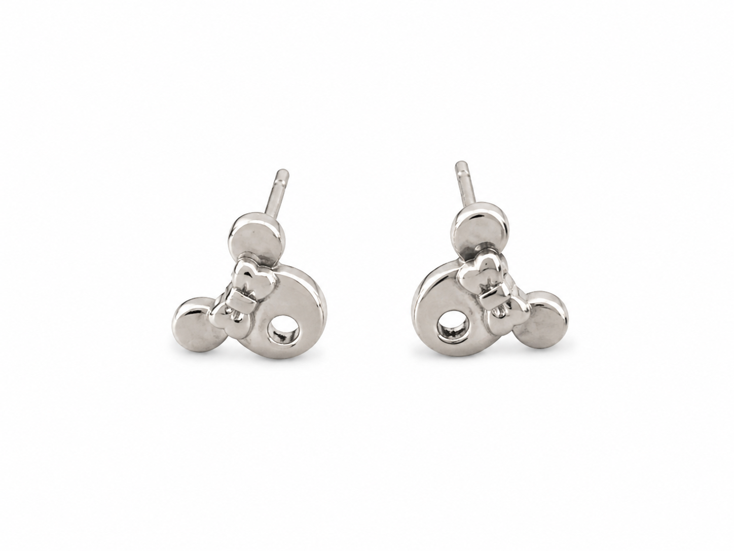 Mouse with Bow Earrings