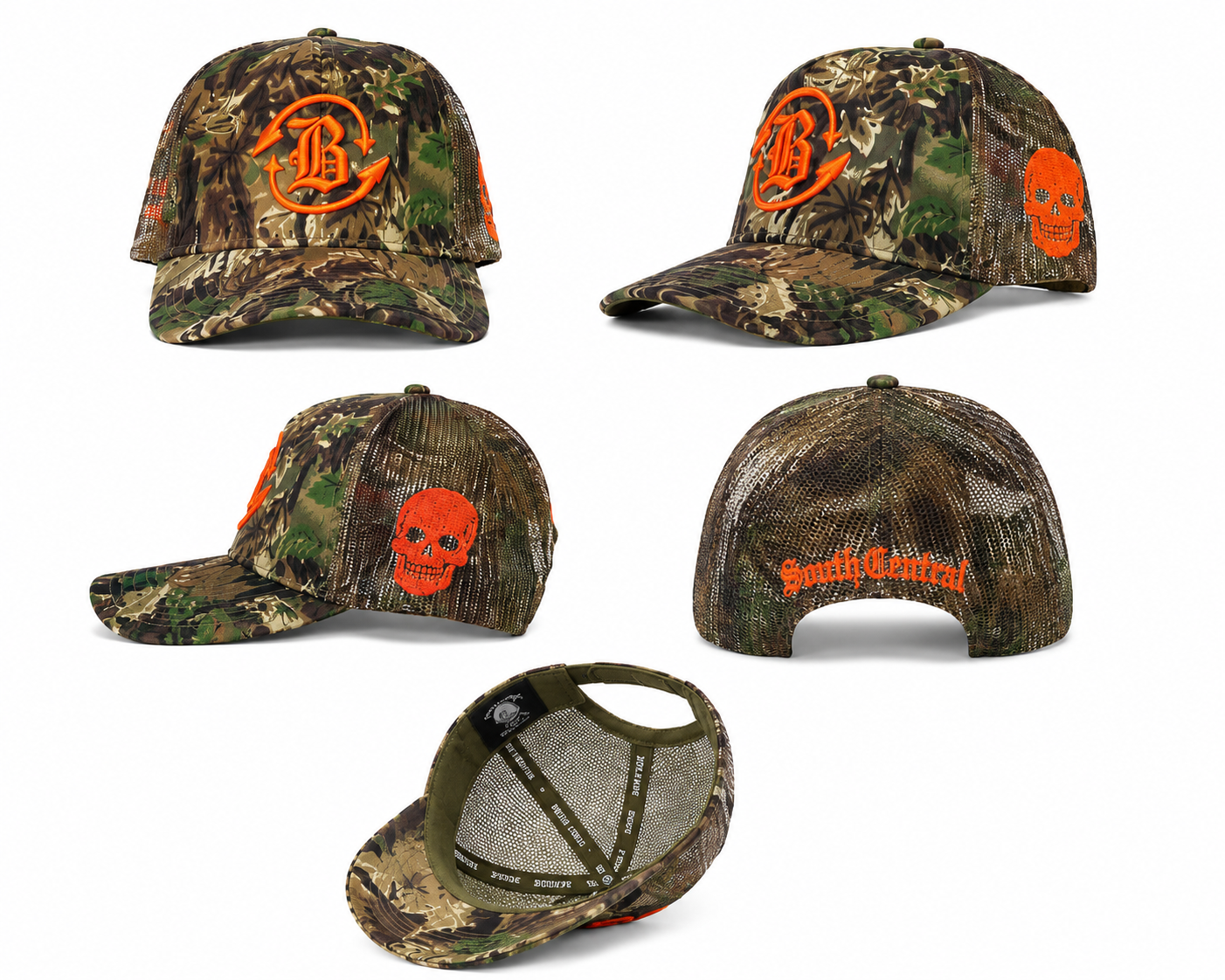 Camo ‘B’ Trucker Hat