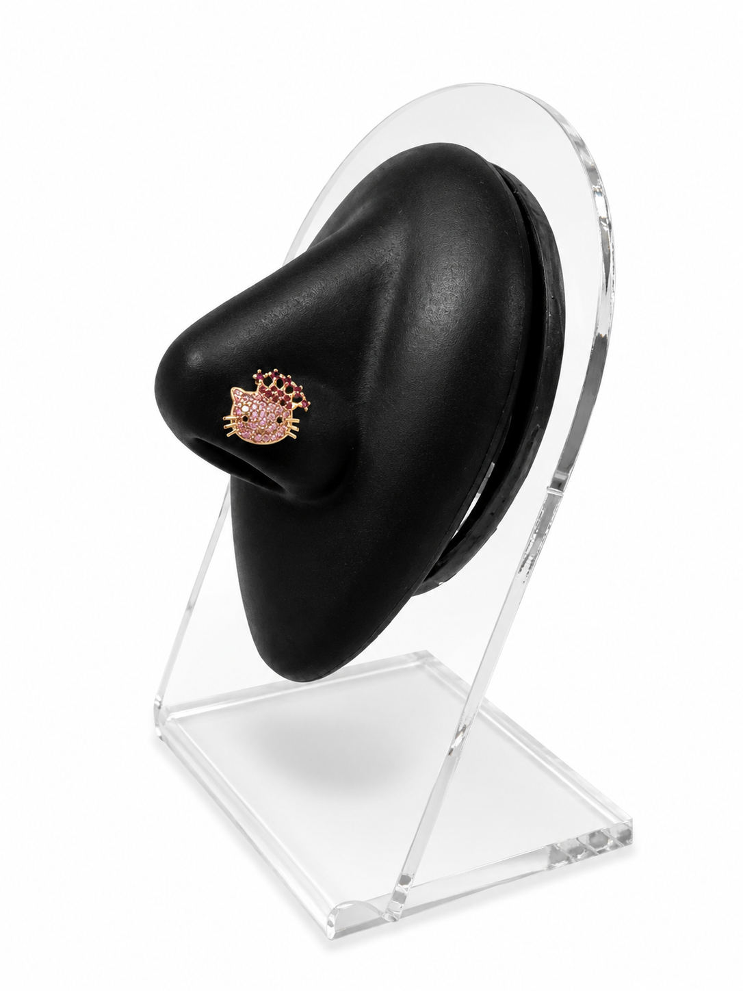 Crown Kitty Nose Piercing