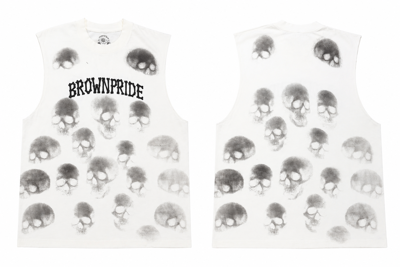 Sleeveless Skull Tee