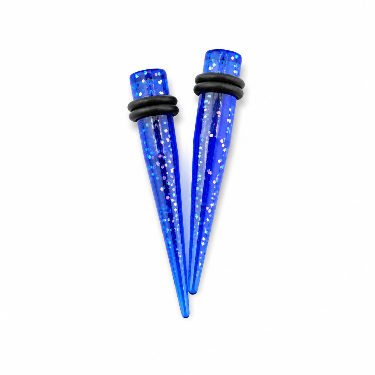 Blue-Glitter 7G Tapers