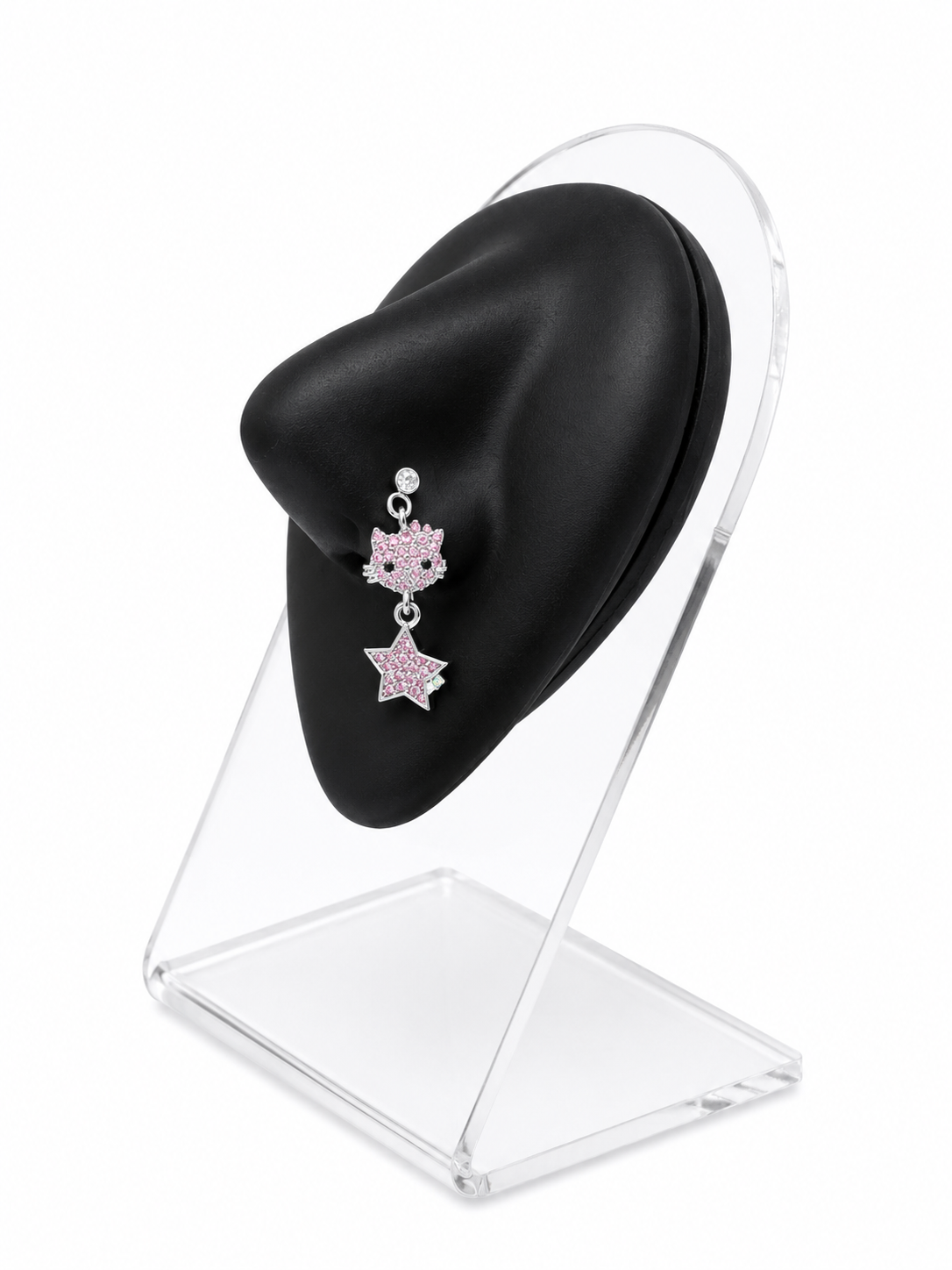 Kitty Star Dangle Nose Piercing