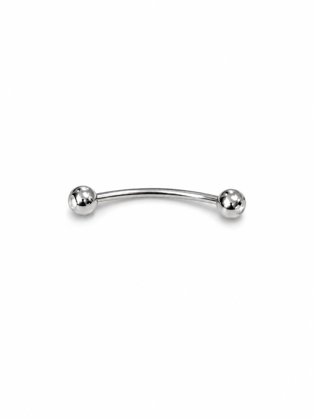 Silver-Frog Eyes Curved Bar