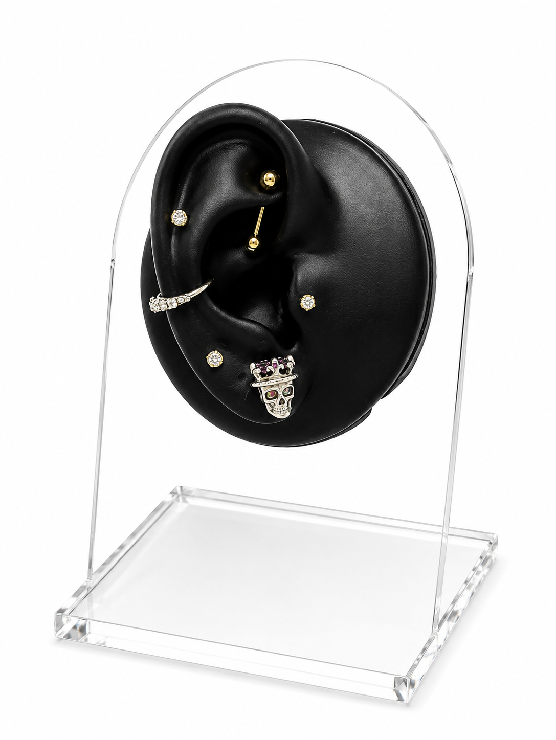 King Skull Earrings