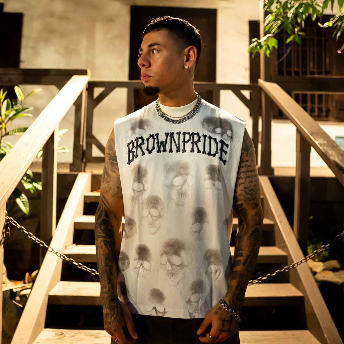Sleeveless Skull Tee