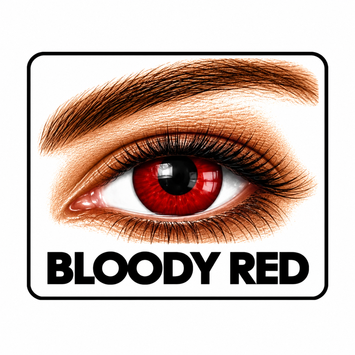 Bloody-Red Contacts