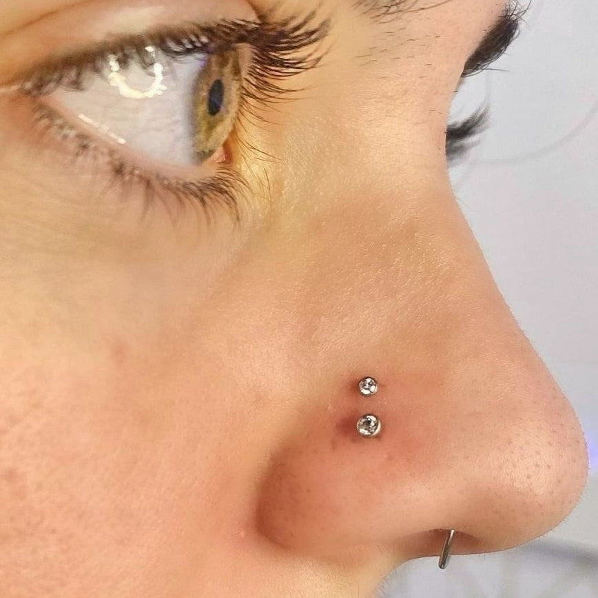 High Nostril Piercing