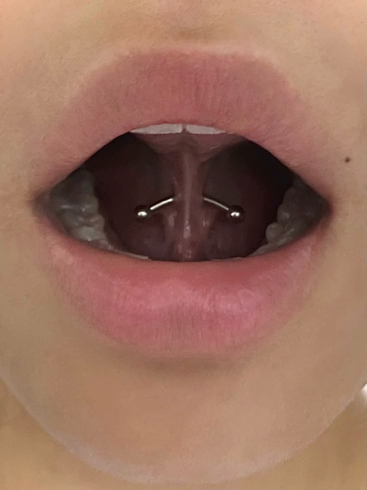 Tongue Web Piercing