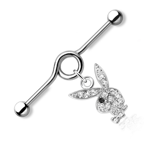 Bunny Dangle Industrial Barbell