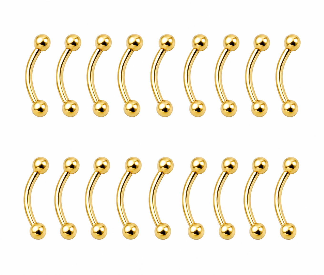 Gold Snake Eye Curved-Bars