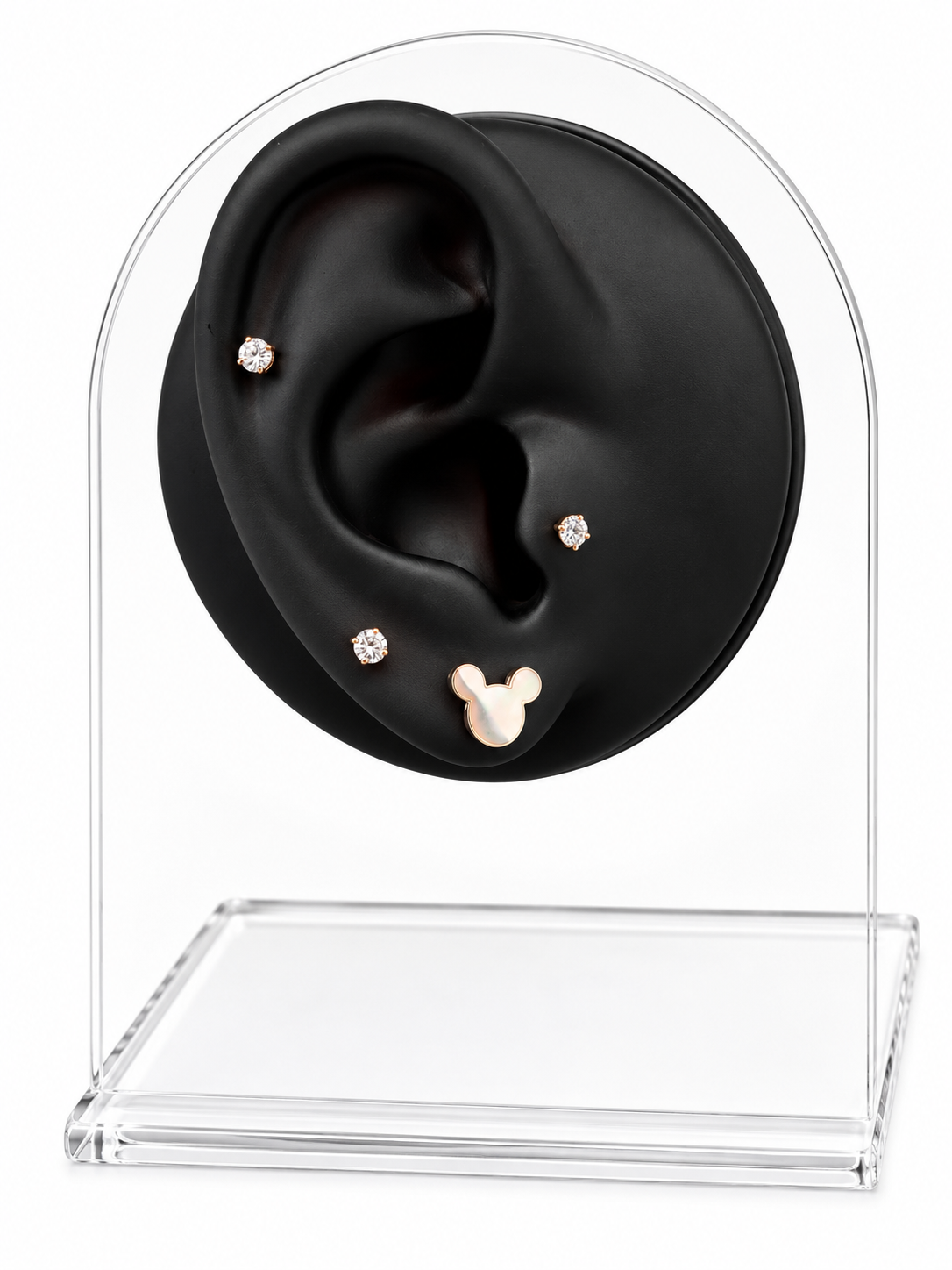 Reflective Mouse Earrings