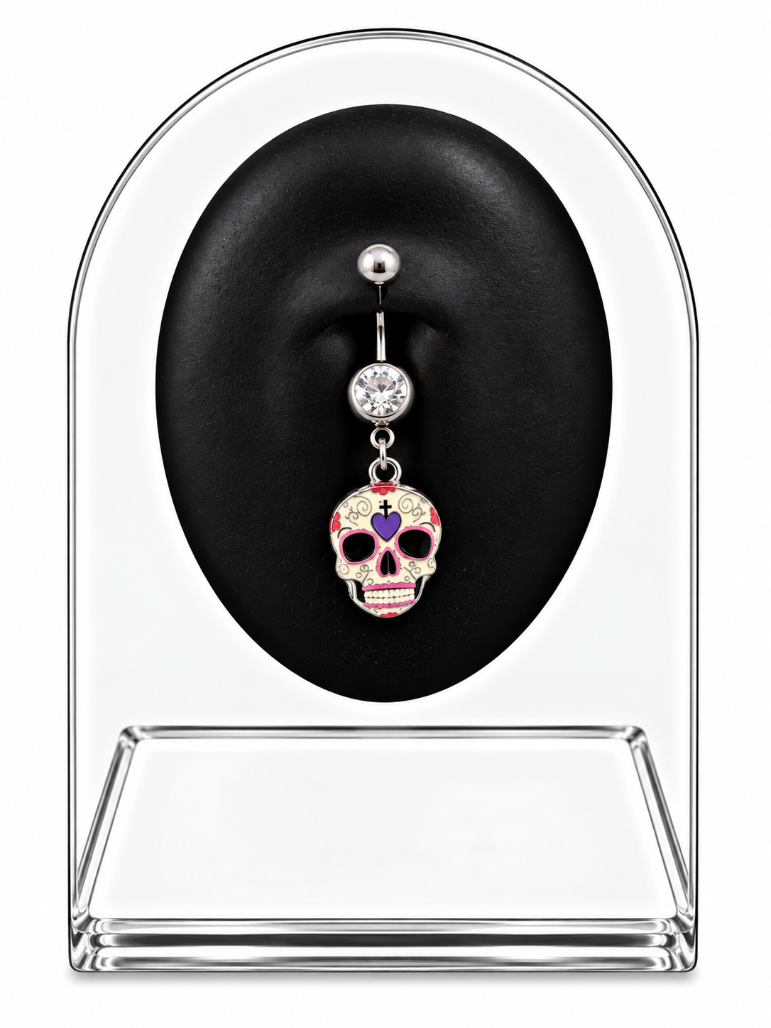 Kalavera Skull Belly Piercing