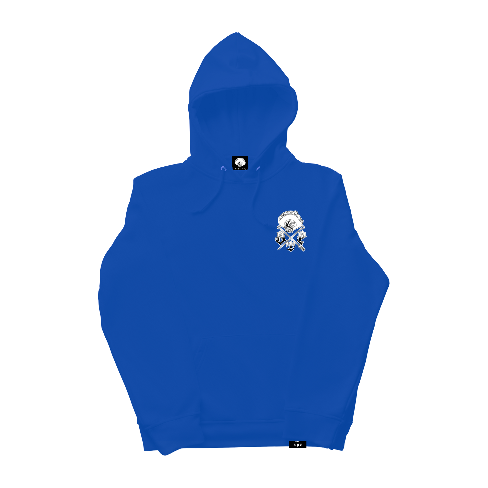 Lightweight Blue Fleece Hoodie