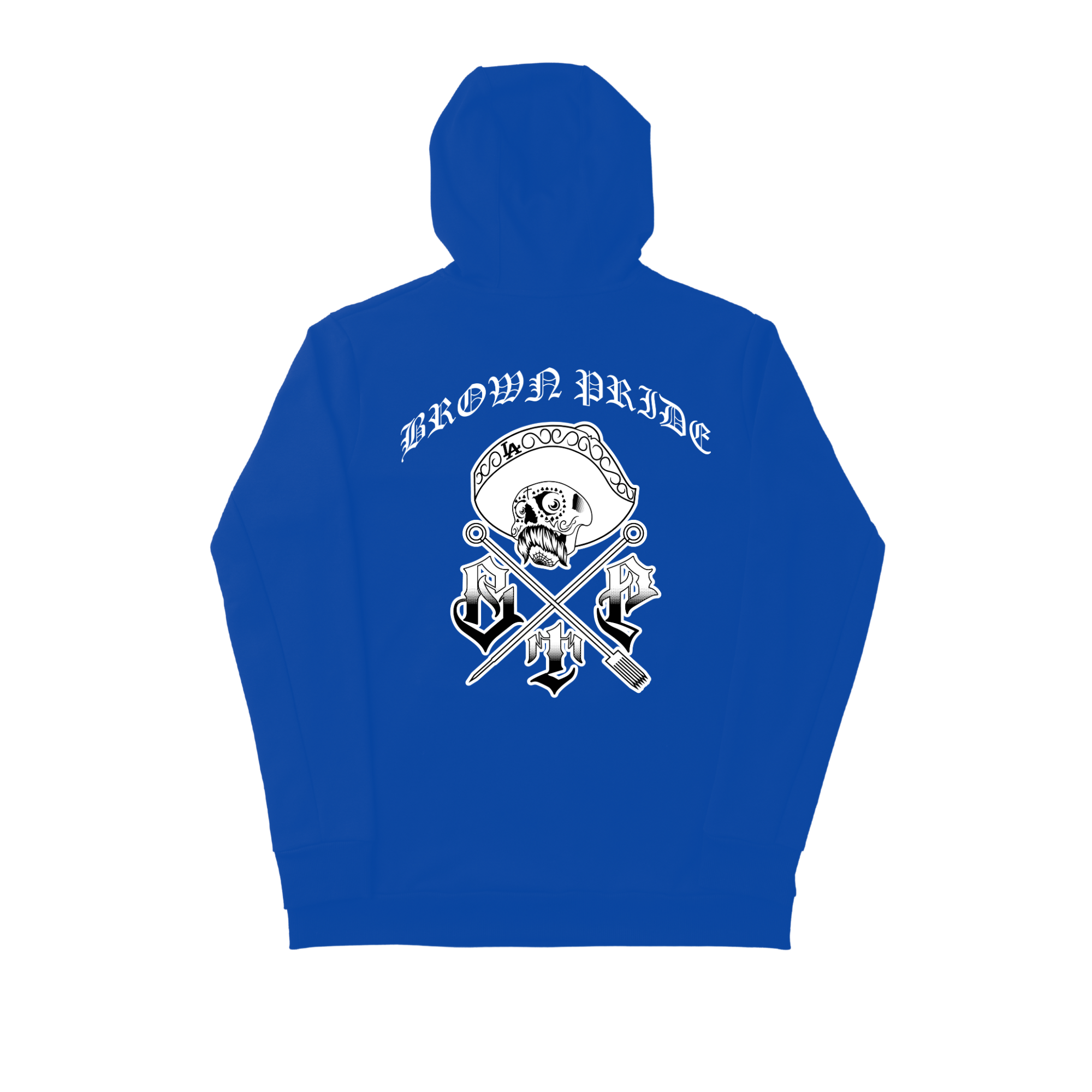 Lightweight Blue Fleece Hoodie