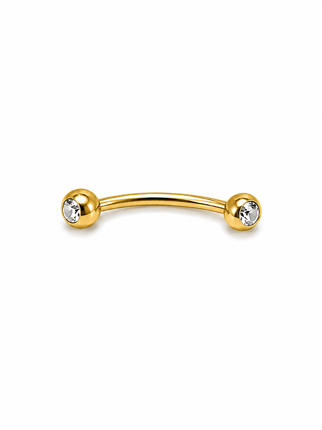 Gold-Anti Eyebrow Curved Bar