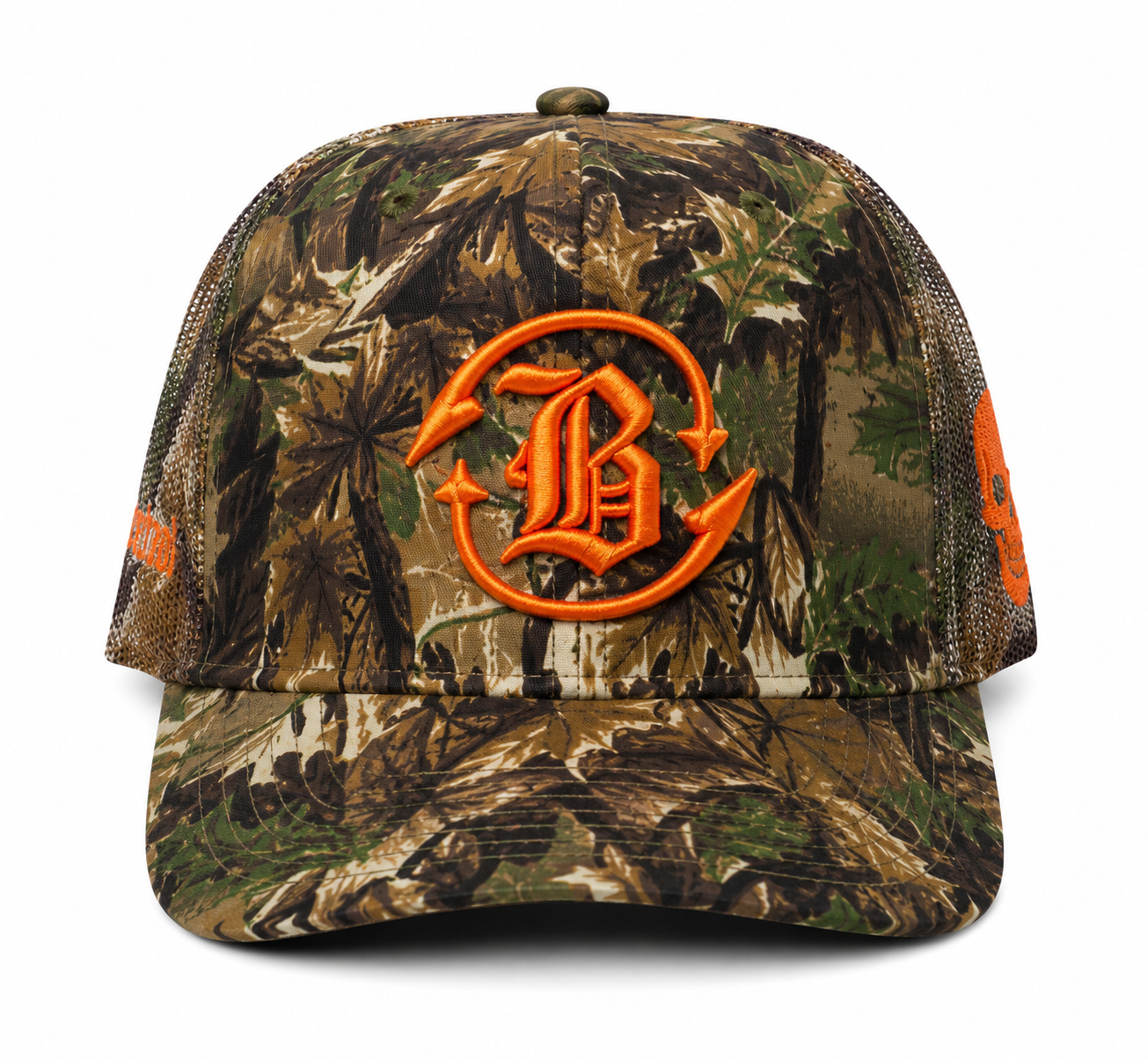 Camo ‘B’ Trucker Hat