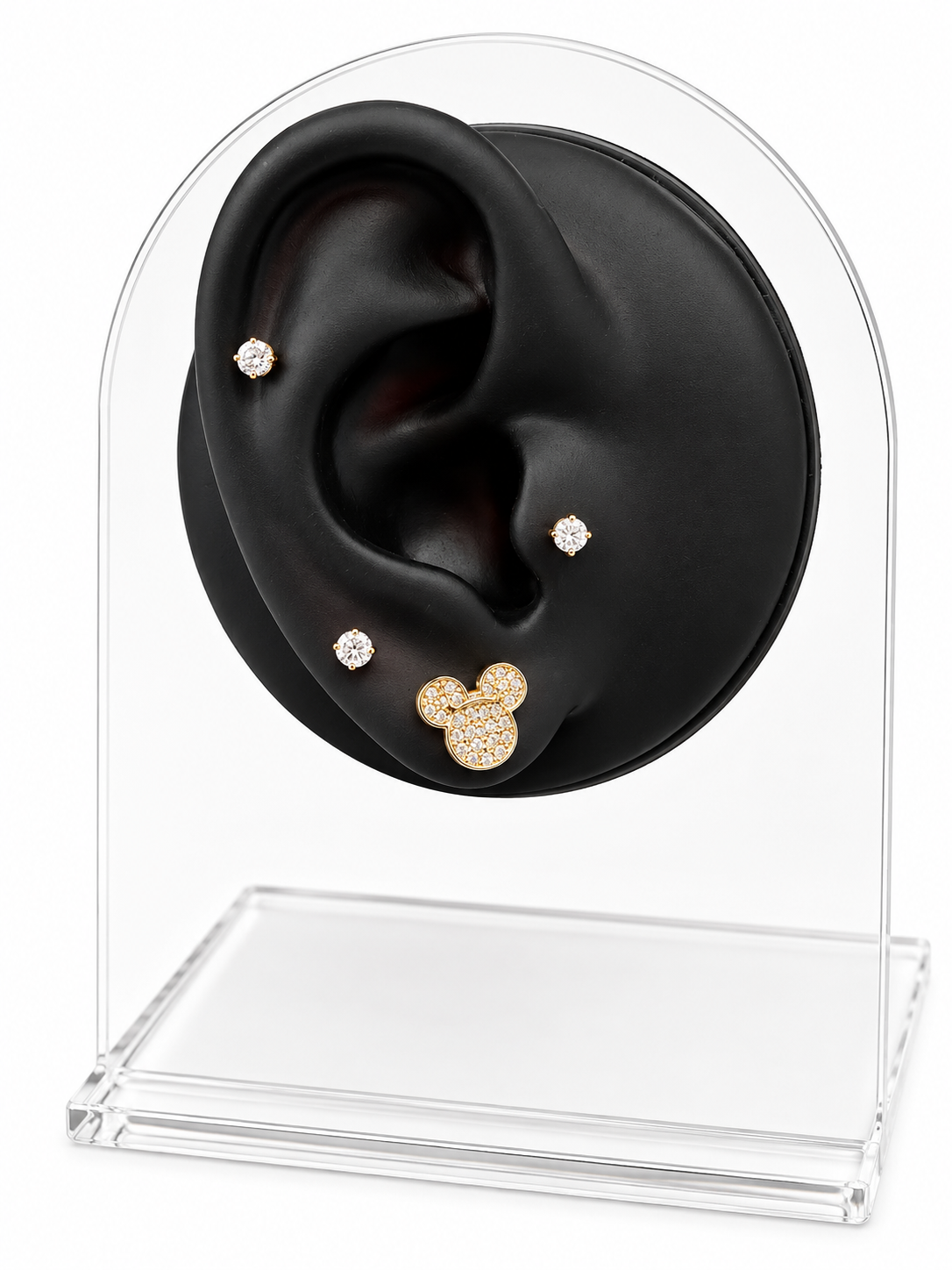 Bedazzled Mouse Earrings