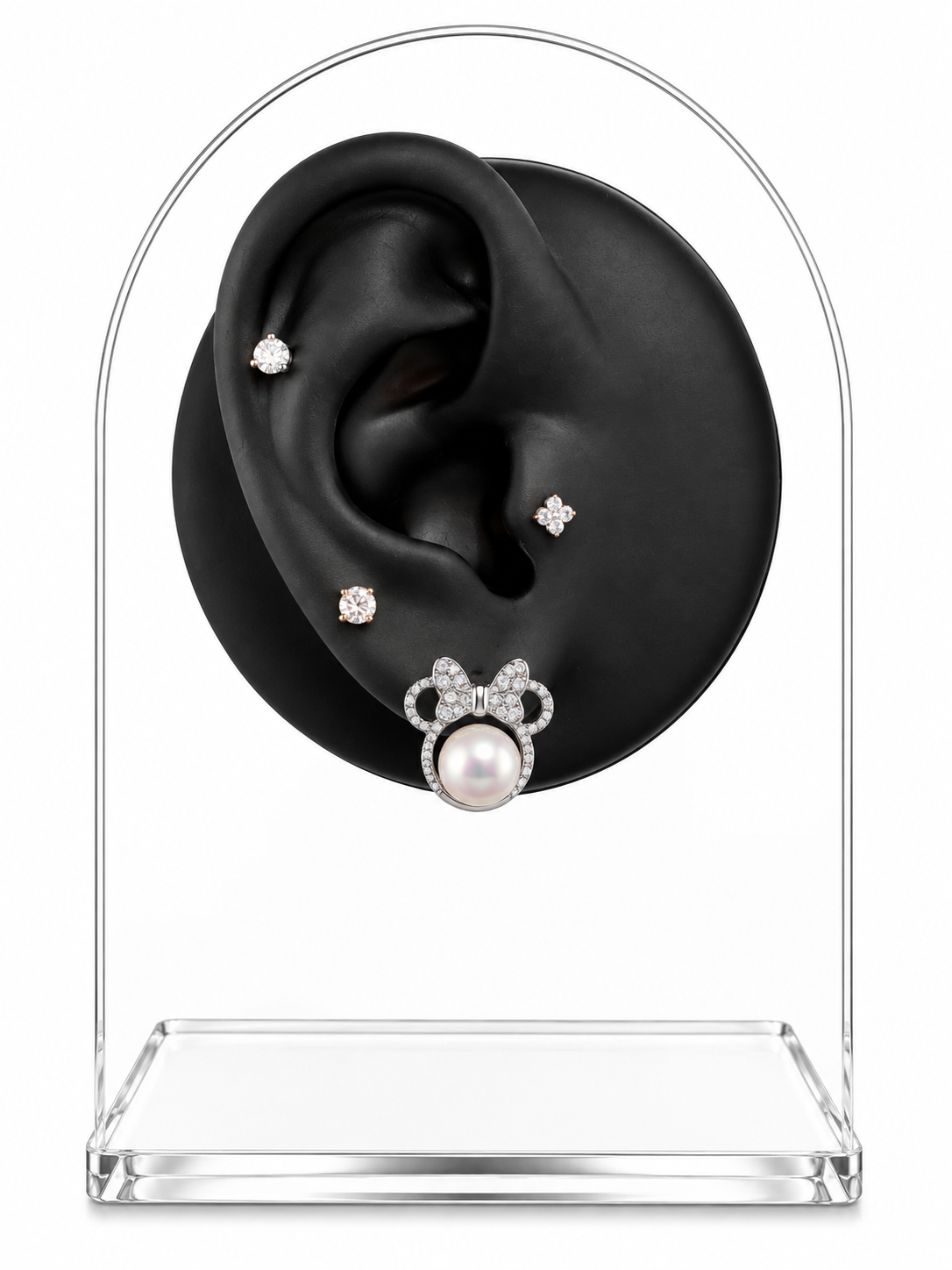 Pearl Mouse Earrings