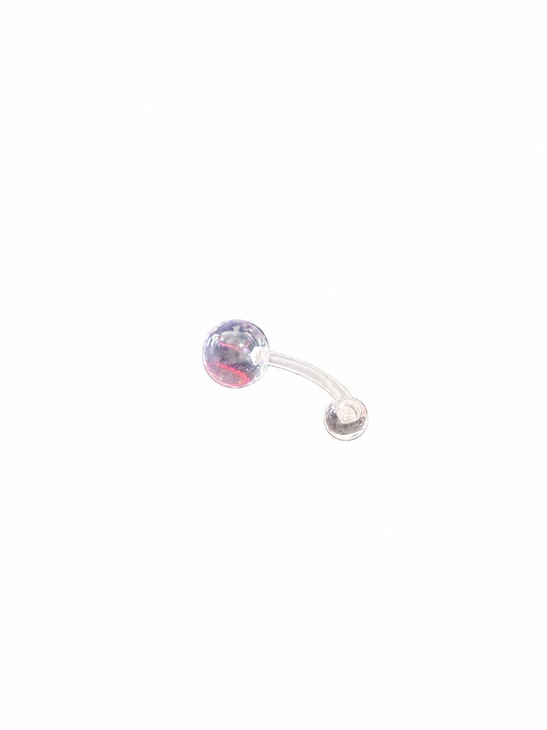 Clear Belly Piercings