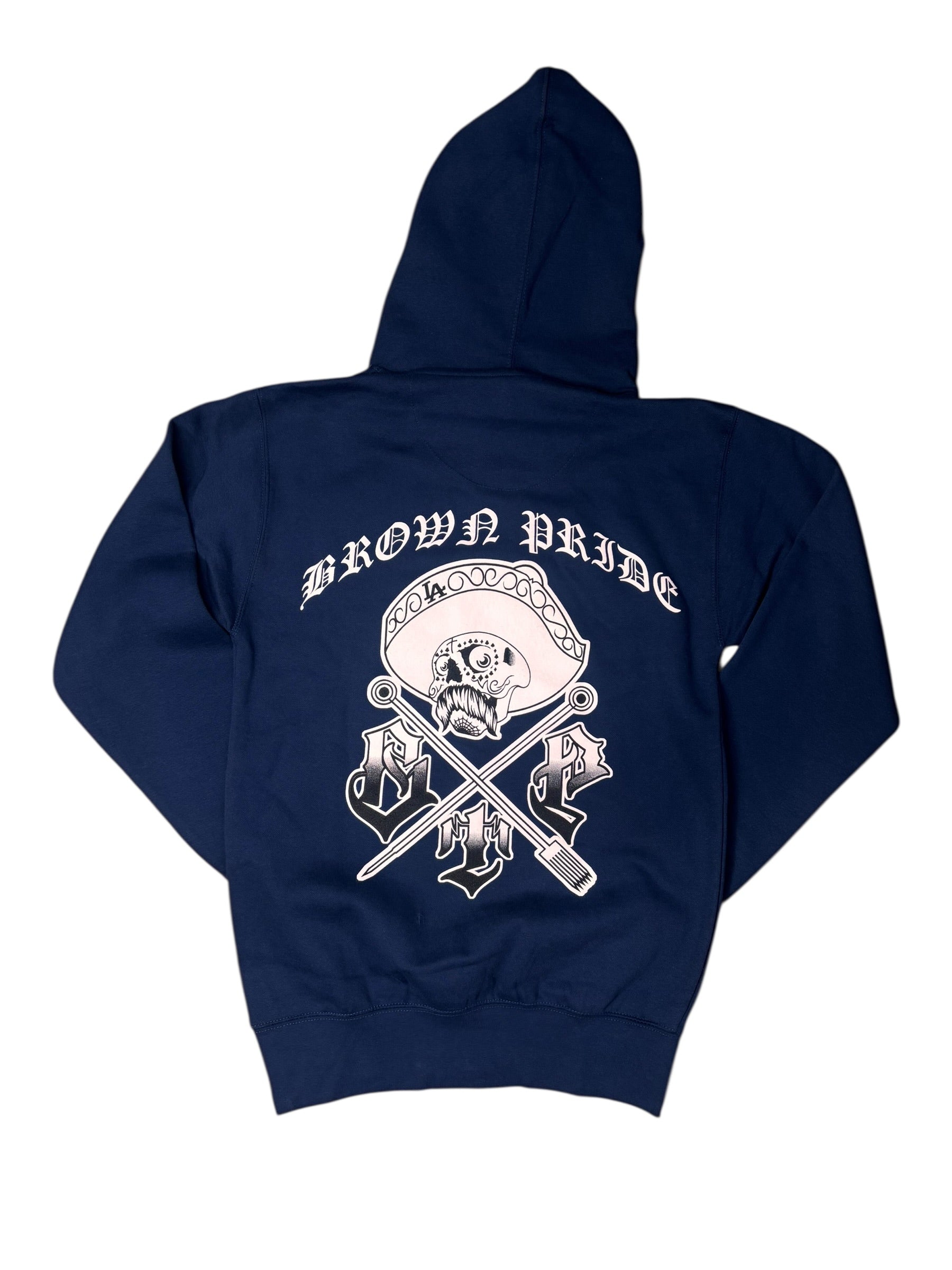 Lightweight Admiral Blue Fleece Hoodie