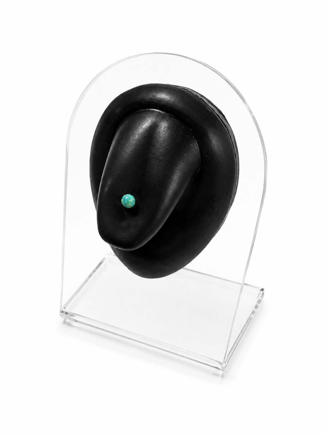 Iridescent Tongue Piercing