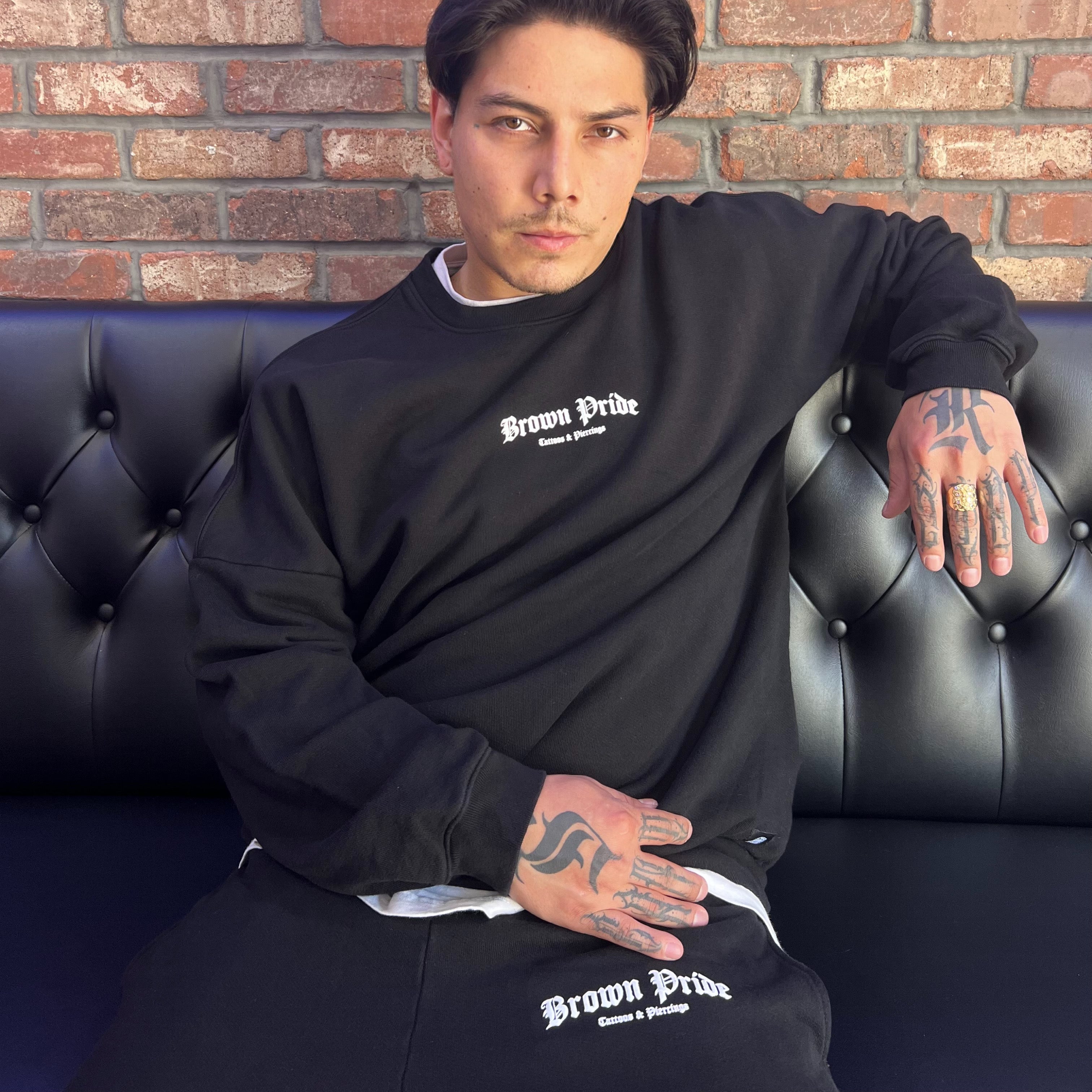 Brown Pride Crew Neck Set