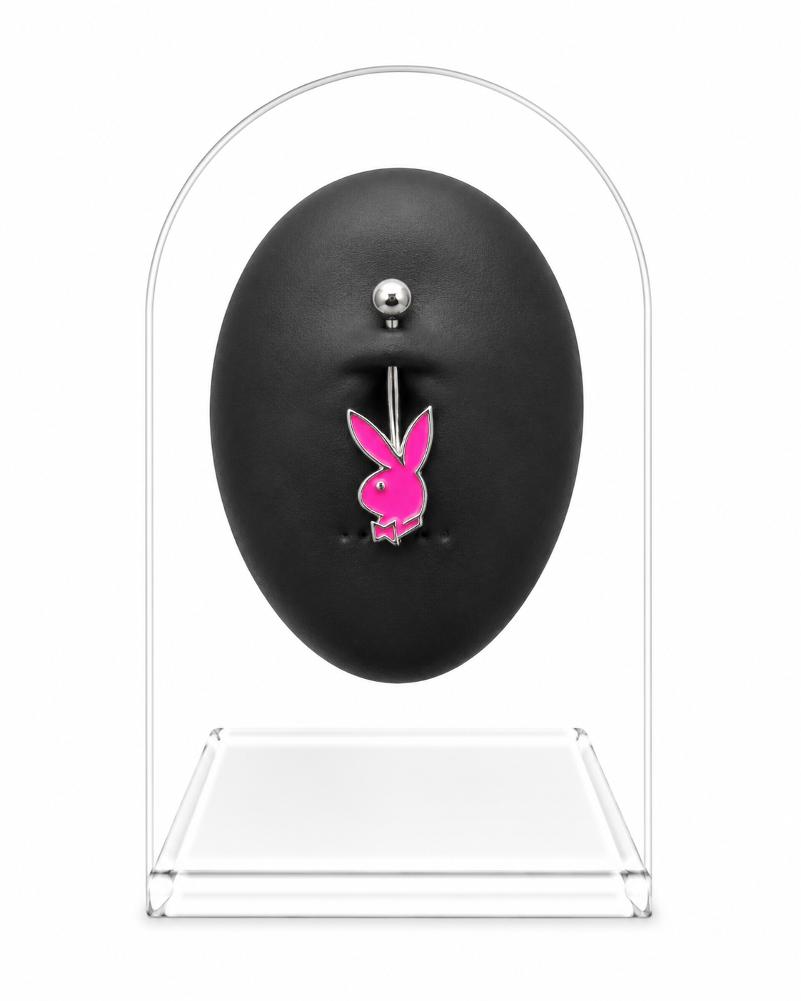 Pink Bunny Belly Piercing