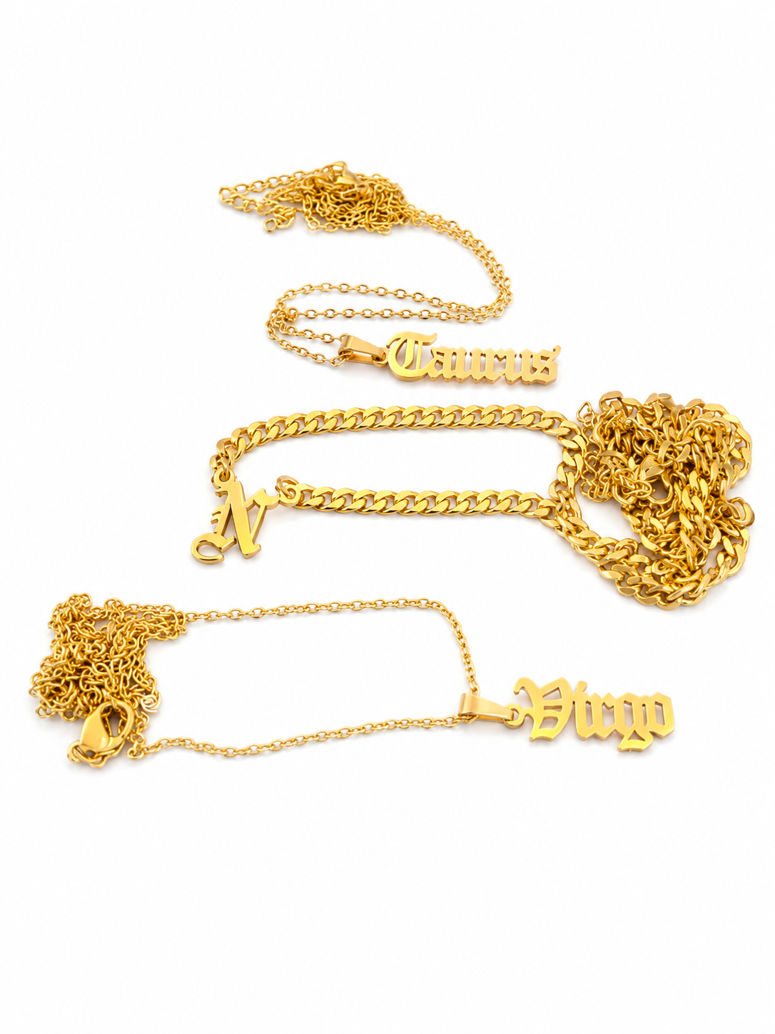 Gold Plated Chains & Pendants
