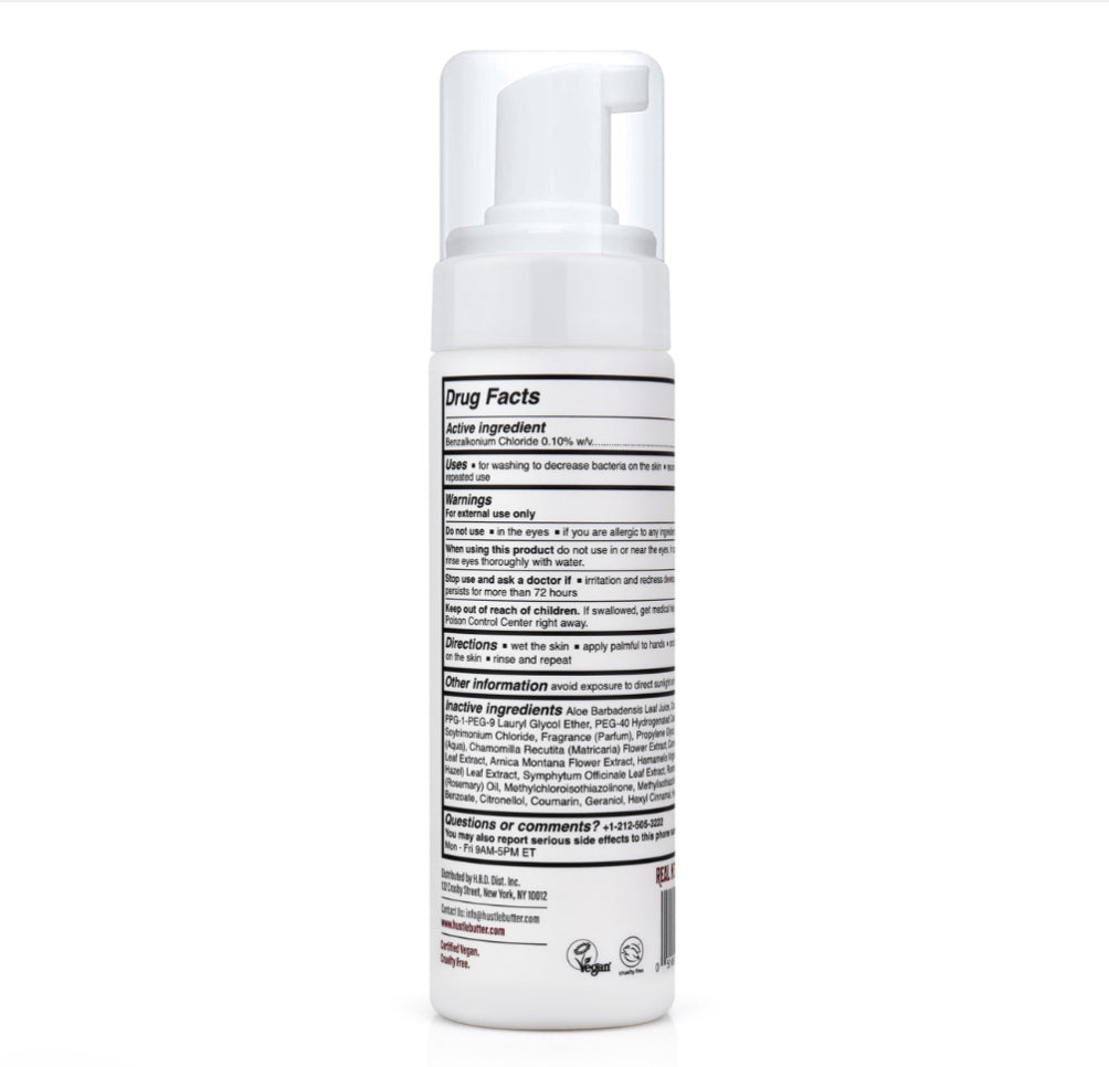 Hustle Butter Comfort Enhancing Antimicrobial Foam Soap 7oz