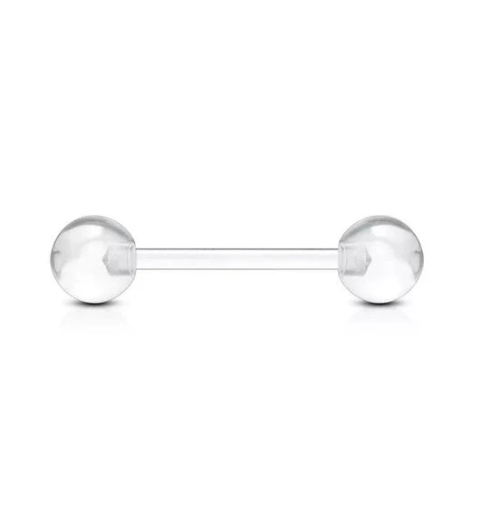 Clear Nipple Piercings