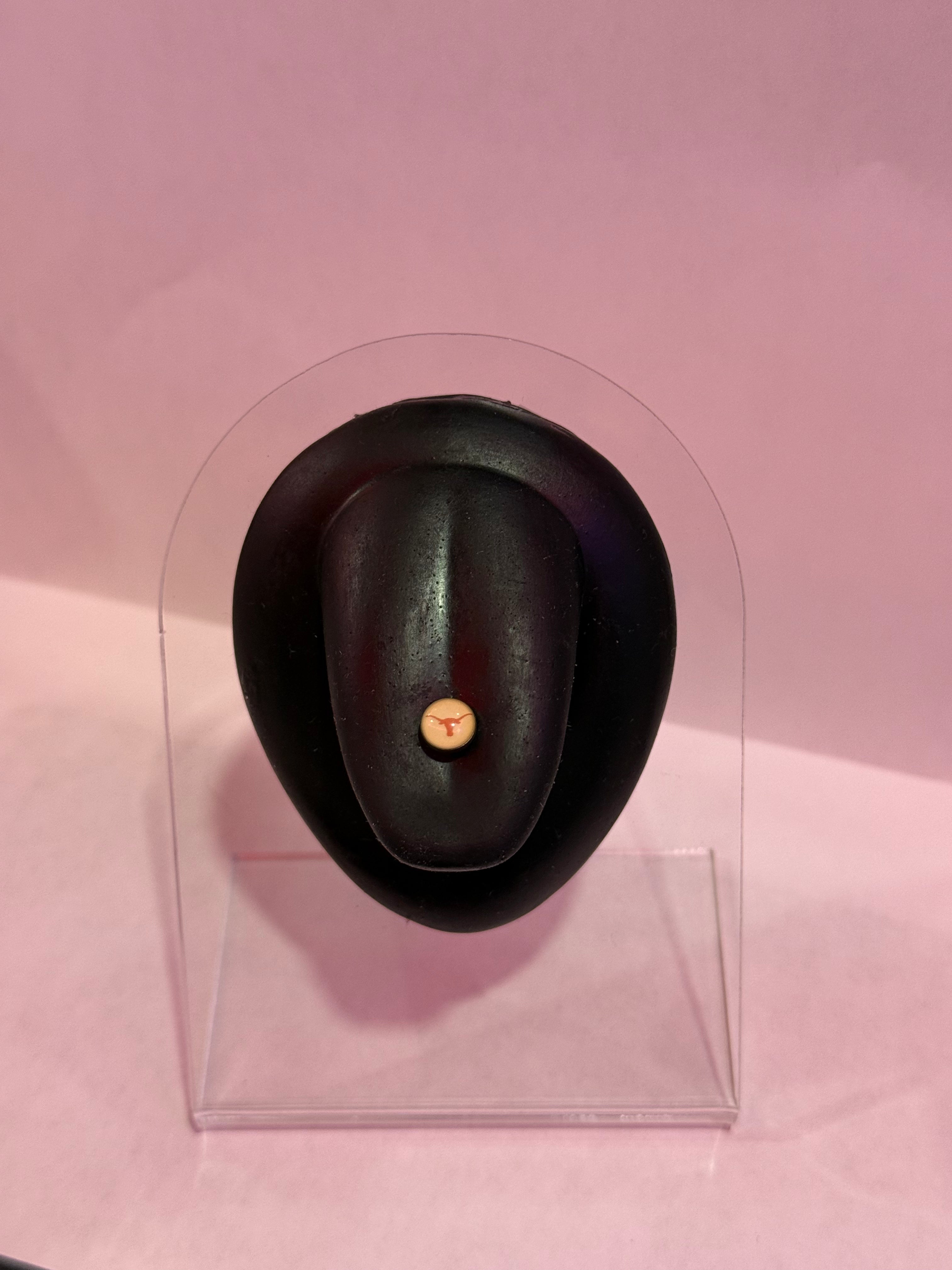 Cow-Horn Tongue Piercing