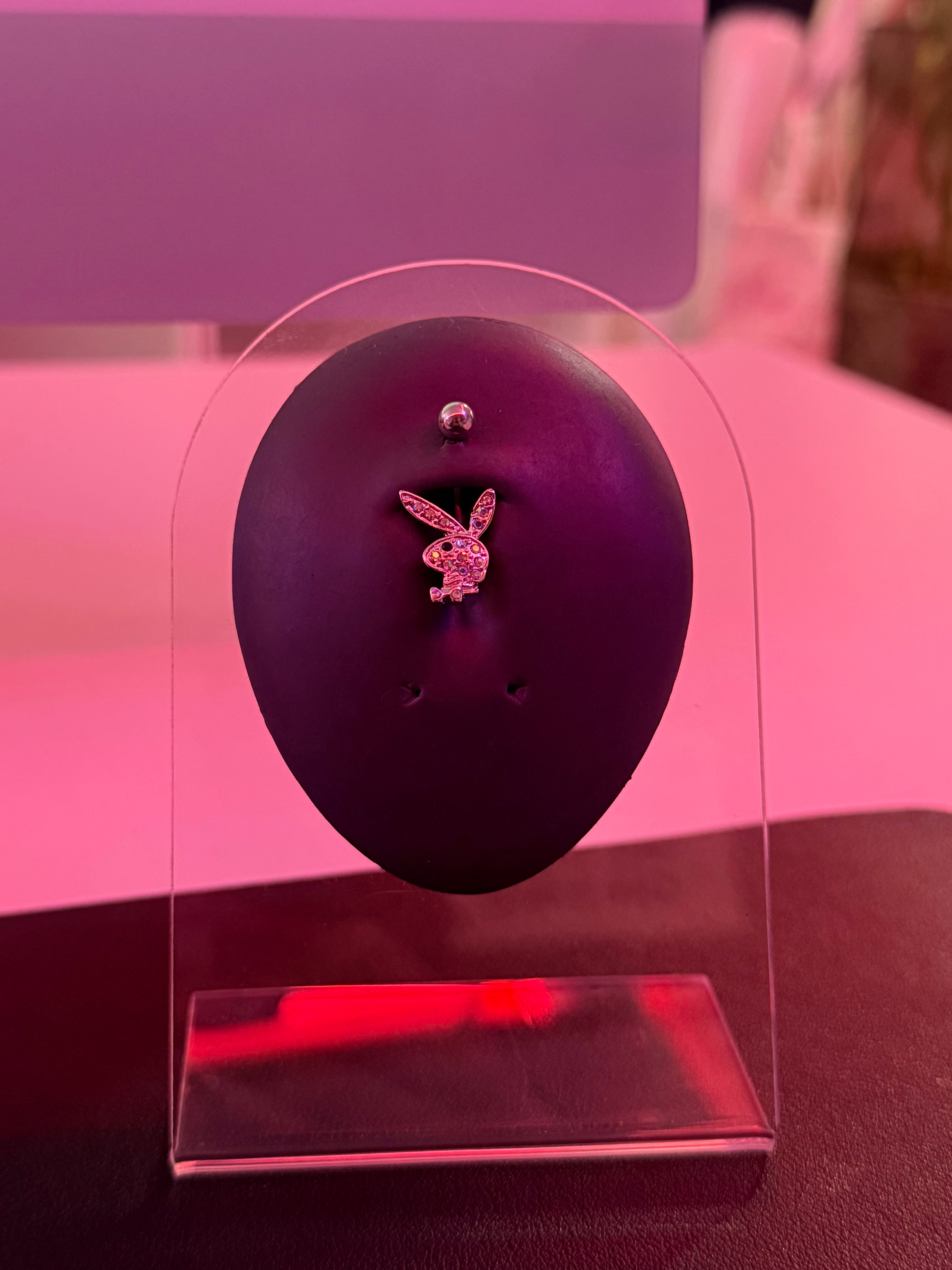 Bedazzled Bunny Belly Piercing