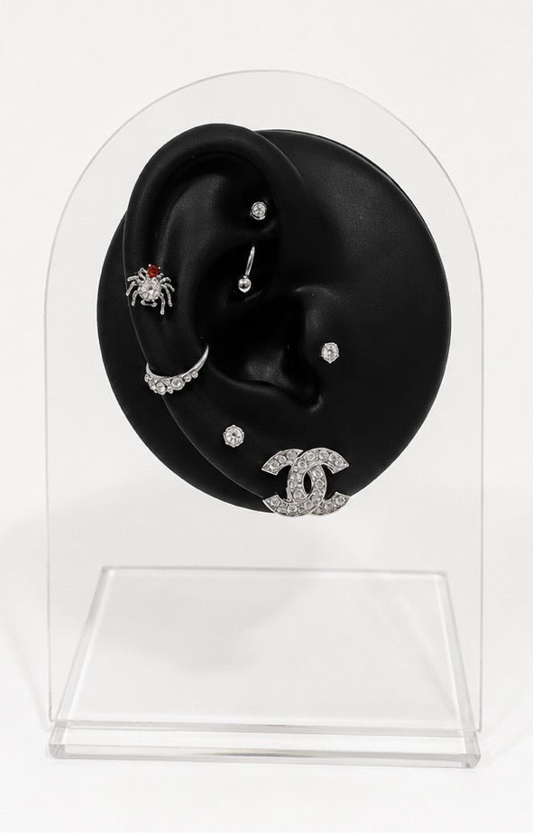 Large C Earrings