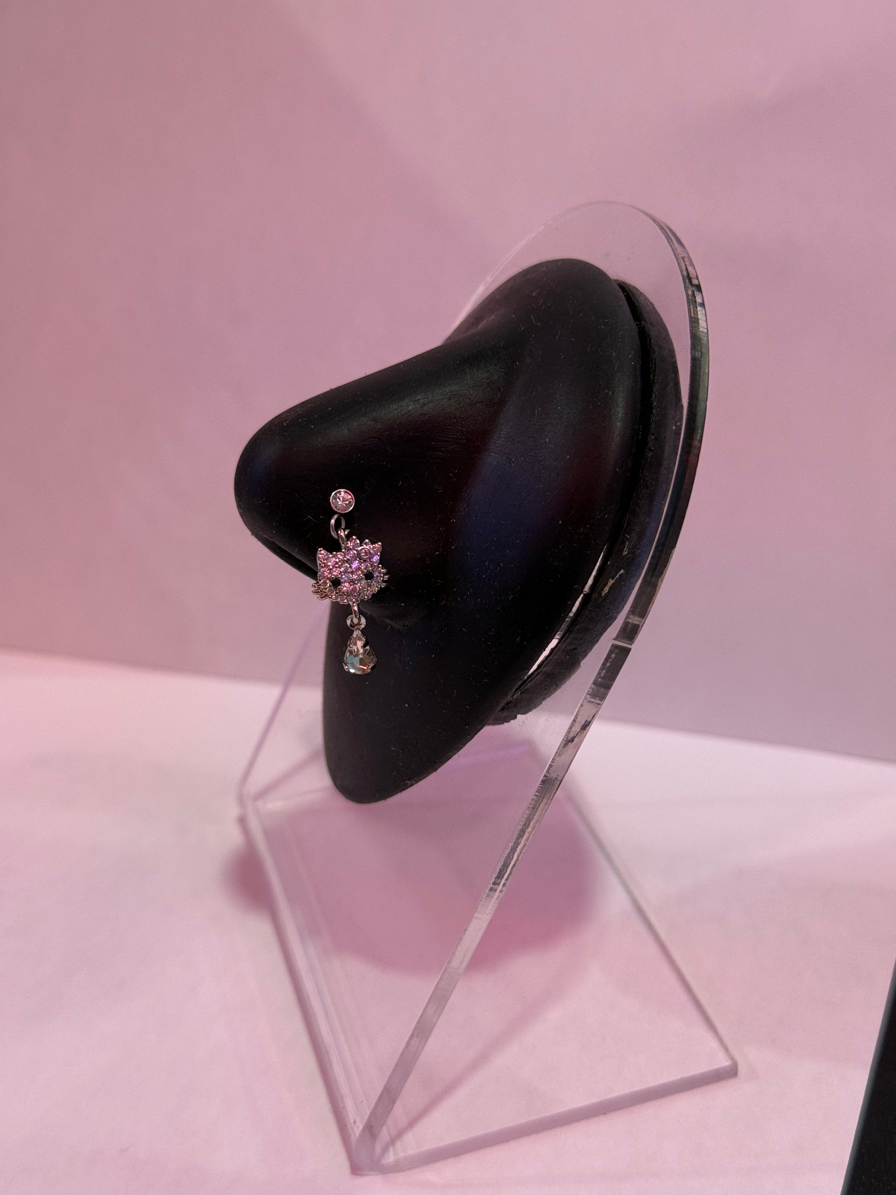 Kitty Jewel Nose Piercing