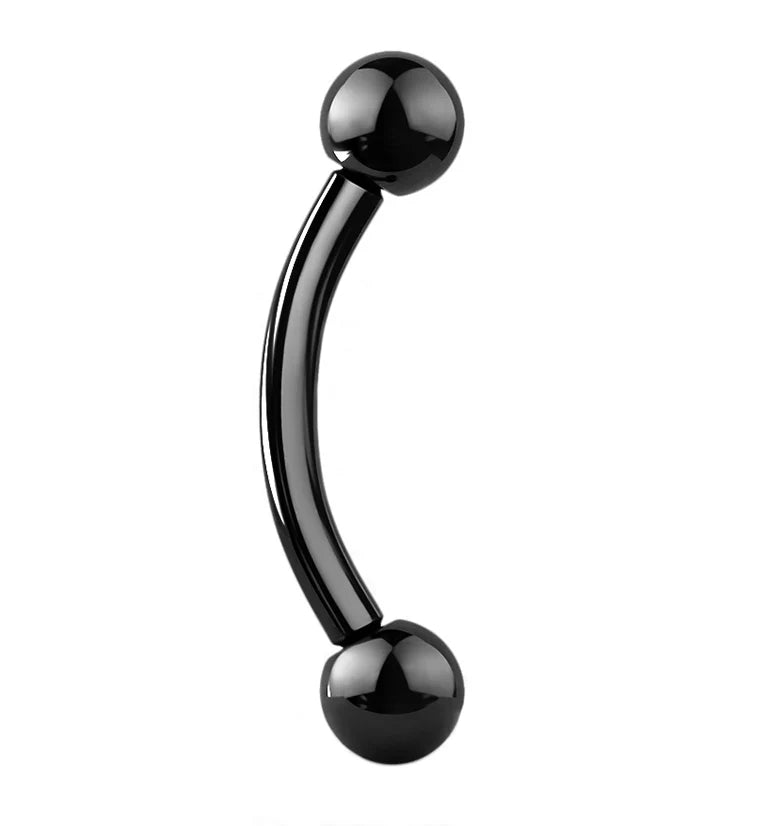 Black Curved Bar