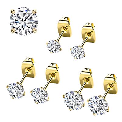 Titanium Gold Plated Studs BULK