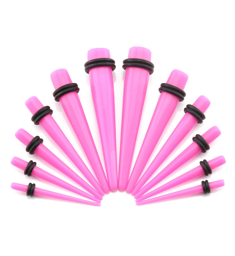 Hot Pink Tapers